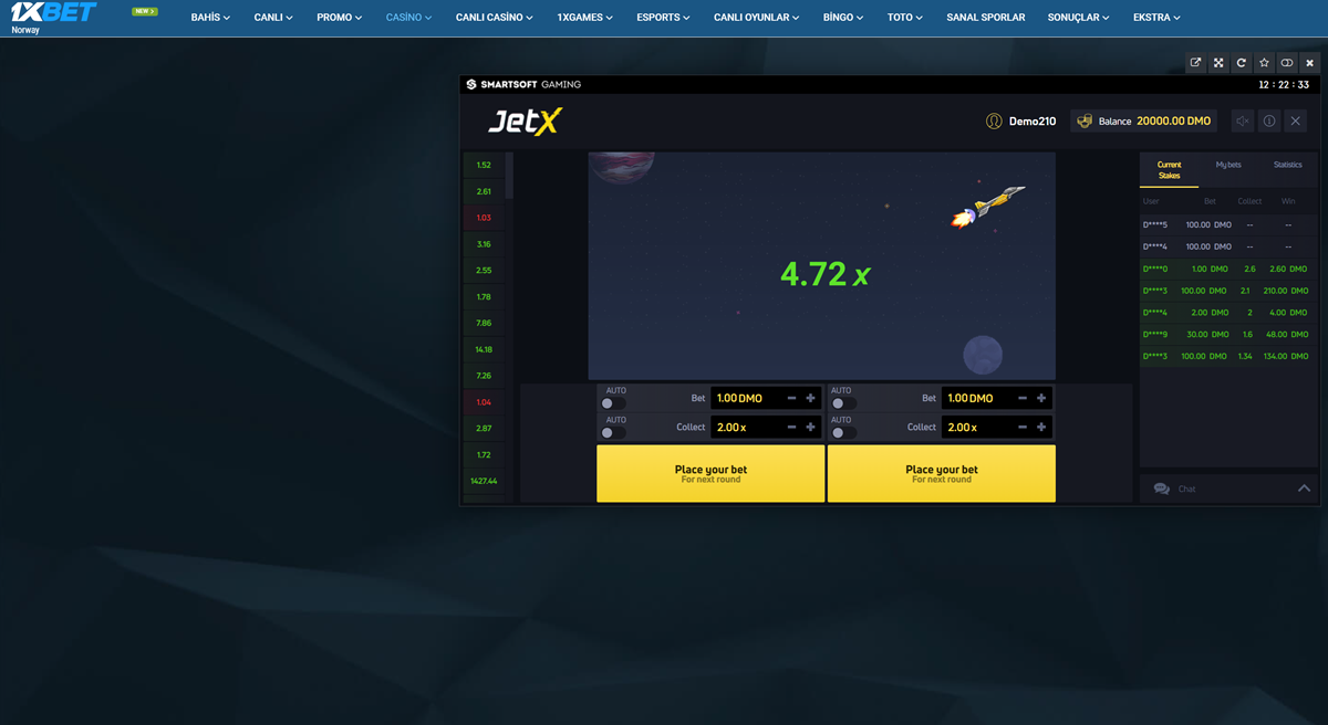 1xbet Jetx Oyunu