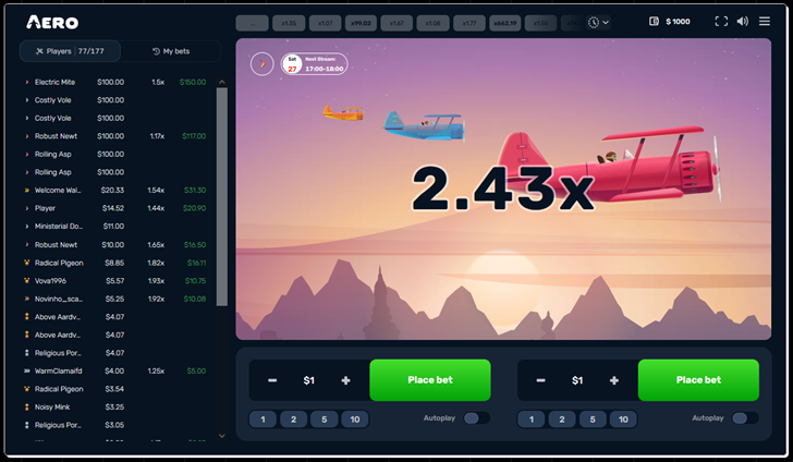 Aero Oyunu Bahis Siteleri